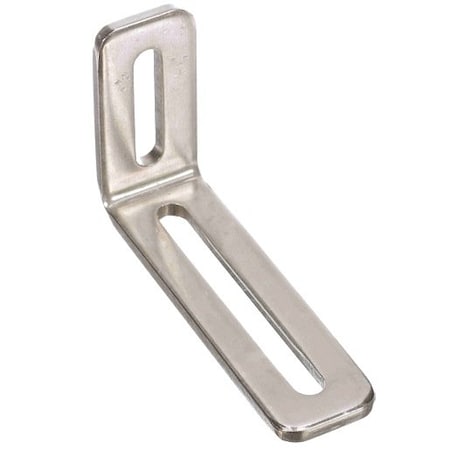 System Plast L Bracket, Single Slot Long Angle L Bracket - Metal VG-205-D-14-S